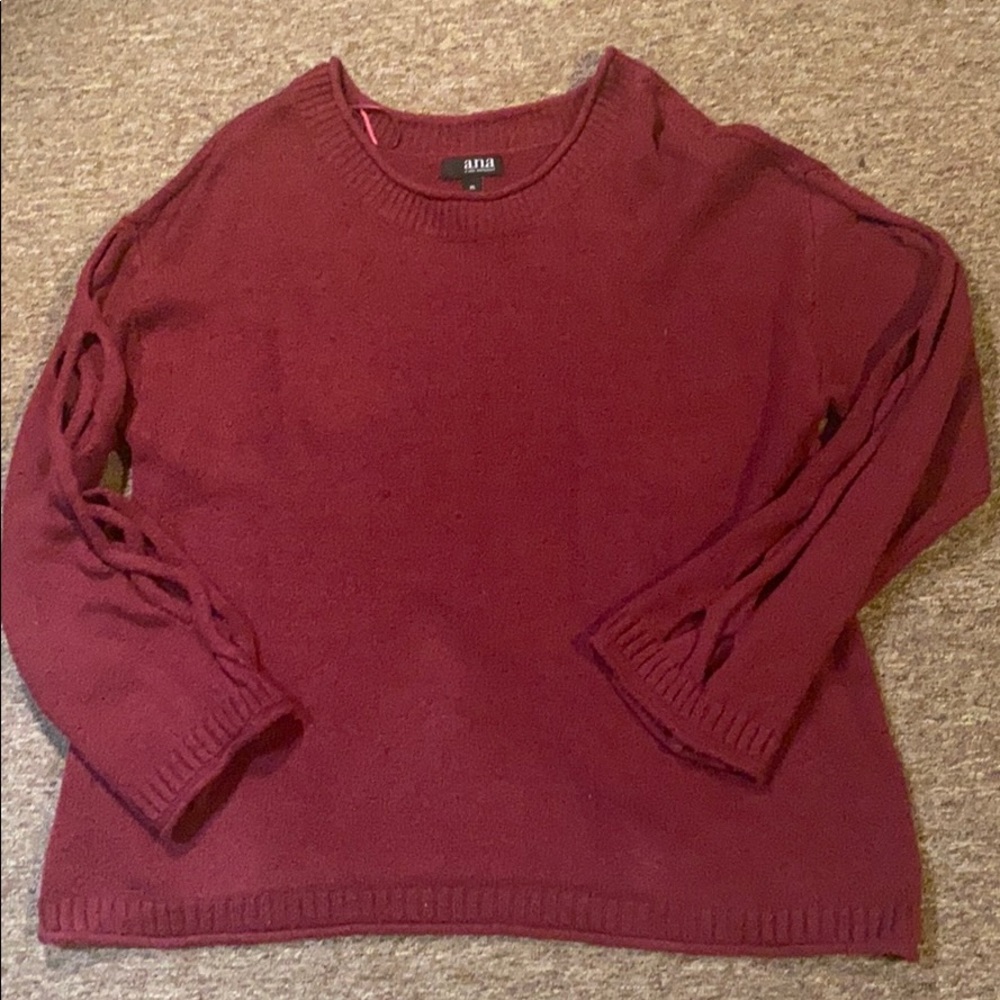 ✨NEW✨ A.N.A a new approach burgundy sweater